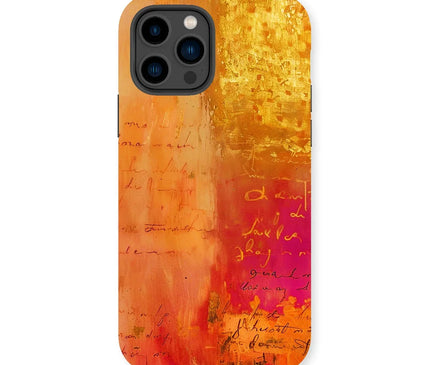 Warm Amber Seranade Tough Phone Case Eclectic Art - D'Sare