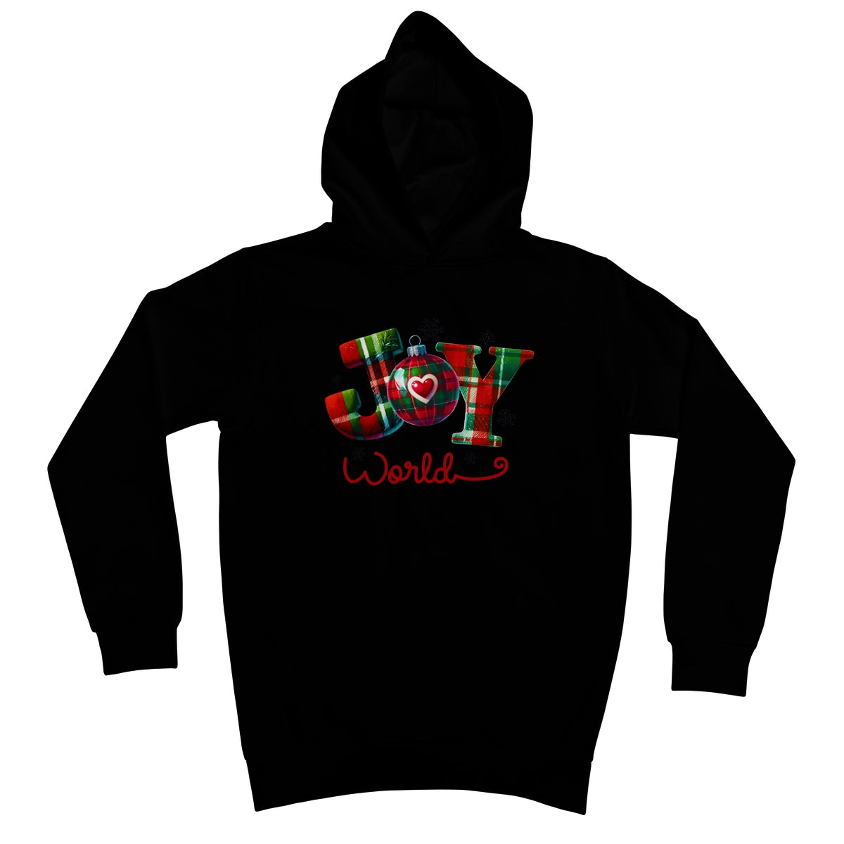 Joy To The World Christmas  Kids Hoodie