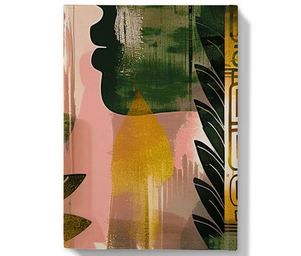 Echos of Duality Golden Pink Reflection Hardback Journal