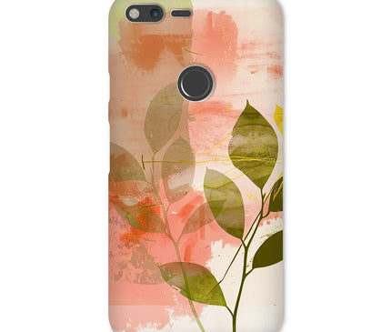 Peach Golden Leafy Escape  Snap Phone Case - D'Sare