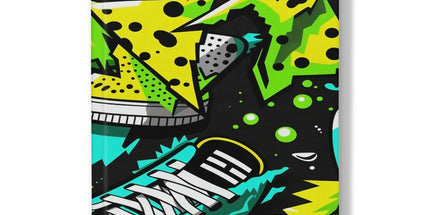 Electric Kicks Art: Urban Pop Art Explosion, Graffiti Hardback Journal by Prodigi