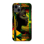 Abstract Red and Green Black Queen Fusion Snap Phone Case