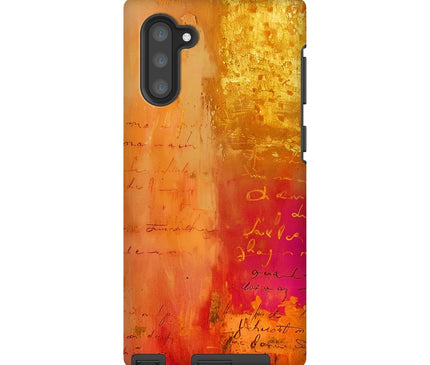 Warm Amber Seranade Tough Phone Case Eclectic Art - D'Sare