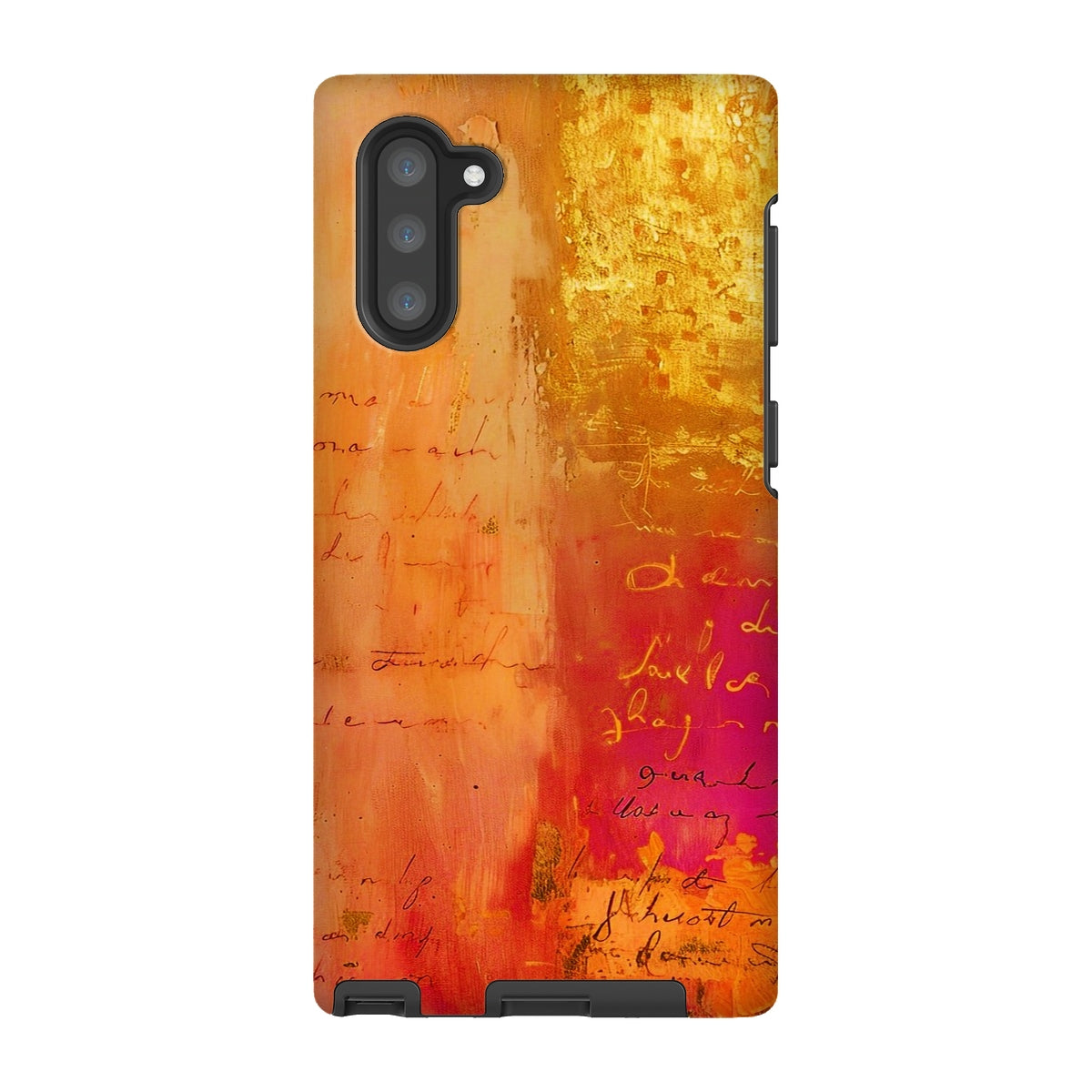 Warm Amber Seranade Tough Phone Case Eclectic Art - D'Sare