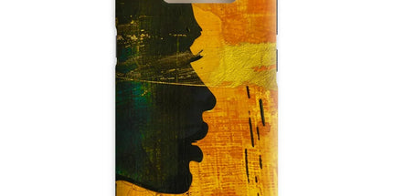 Golden Afrocentric Silhouette Snap Phone Case by Prodigi