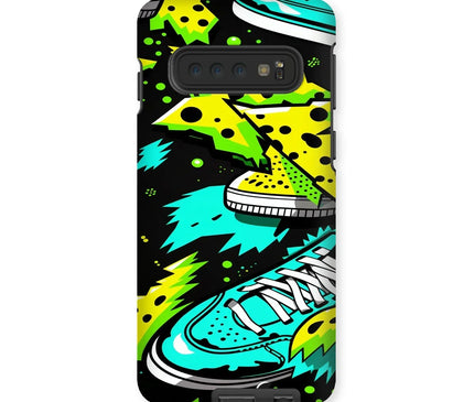 Electric Kicks Art: Urban Pop Art Sneaker Explosion, Graffiti  Tough Phone Case - D'Sare
