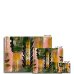 Echos of Duality Golden Pink Reflection Canvas