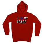 I Love My Peace Kids Hoodie - D'Sare