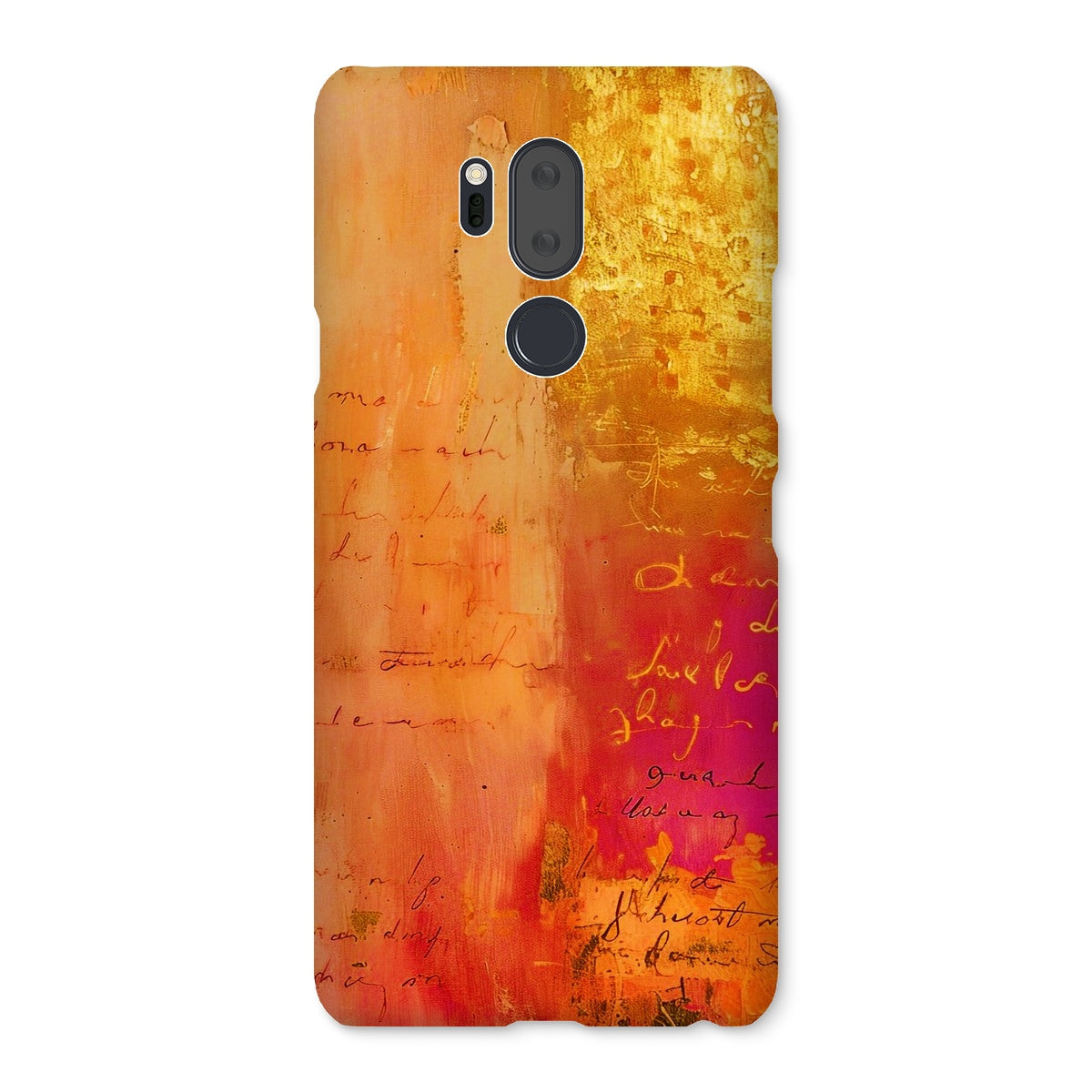 Warm Amber Seranade Snap Phone Case Eclectic Art - D'Sare