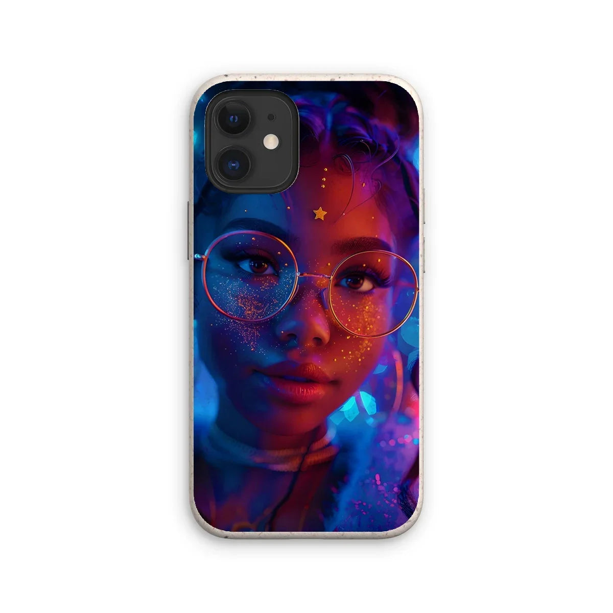 Black Girl Magic Stardust Cosmic Vibe| Black Woman Magic  Eco Phone Case - D'Sare