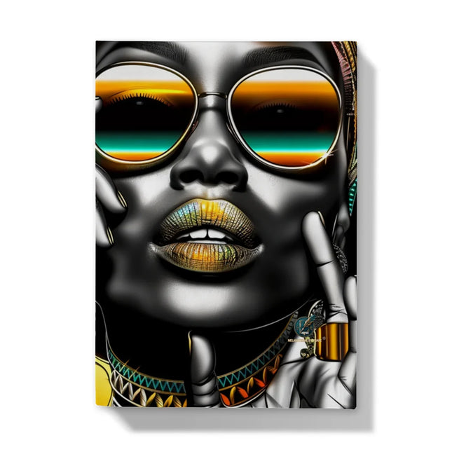 Vibrant Flow Girl Hardback Journal - D'Sare