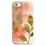 Peach Golden Leafy Escape  Snap Phone Case - D'Sare