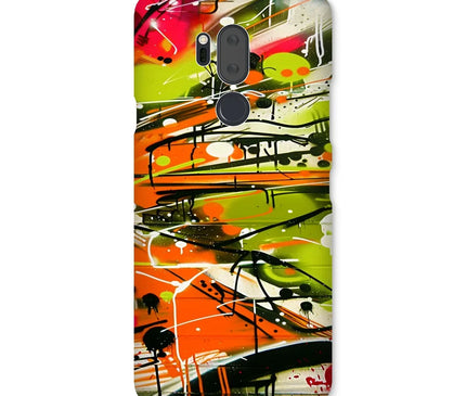 Neon Splatter Symphony: Urban Graffiti Art Snap Phone Case - D'Sare