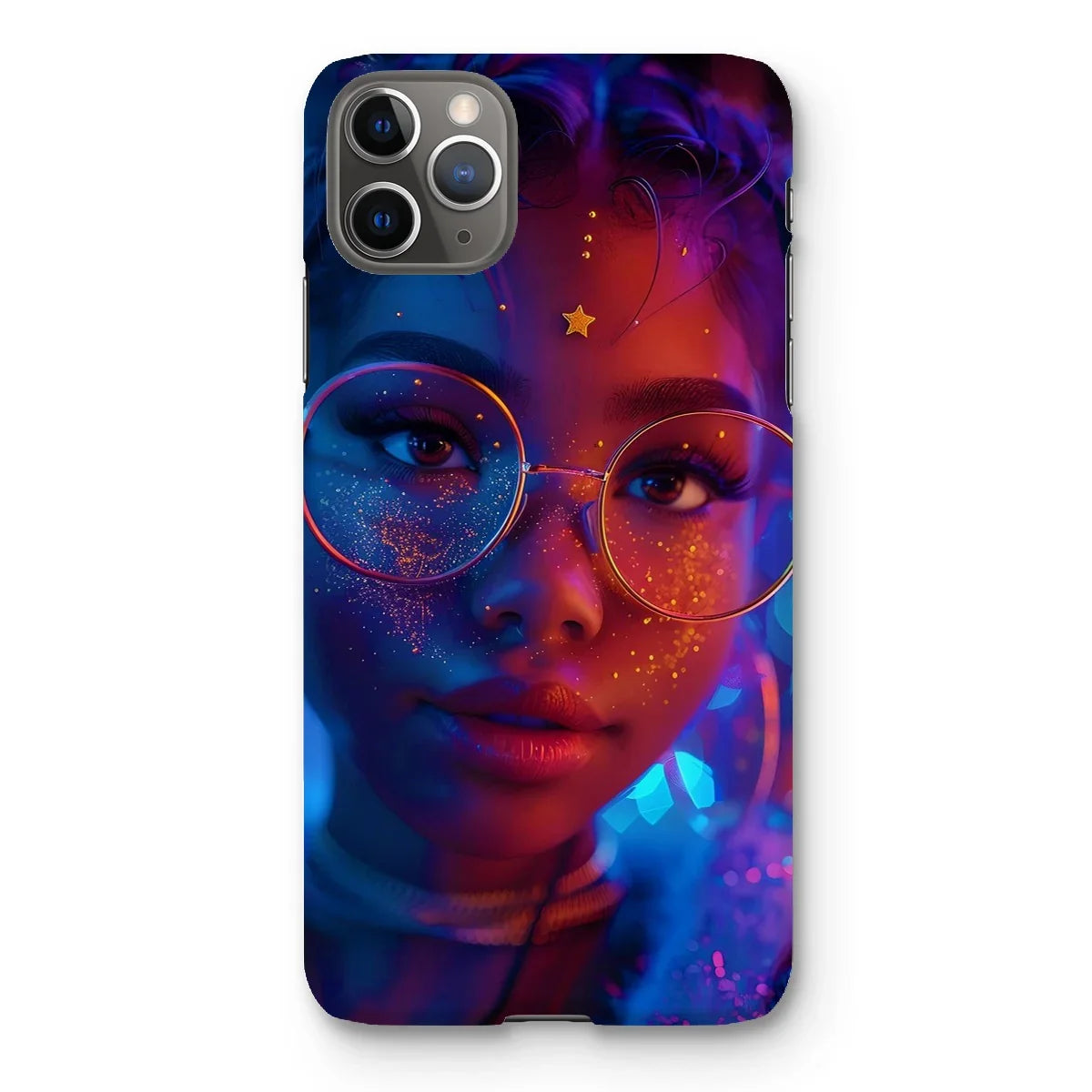Black Girl Magic Stardust Cosmic Vibe| Black Woman Magic  Snap Phone Case - D'Sare