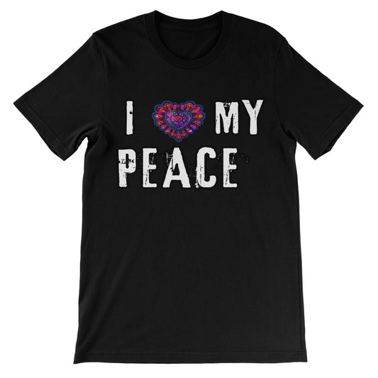 I Love My Peace Unisex Short Sleeve T-Shirt