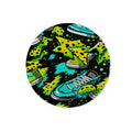 Electric Kicks Art: Urban Pop Art Explosion, Graffiti Glass Chopping Board by Prodigi