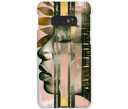 Peach and Gold Abstract Snap Phone Case