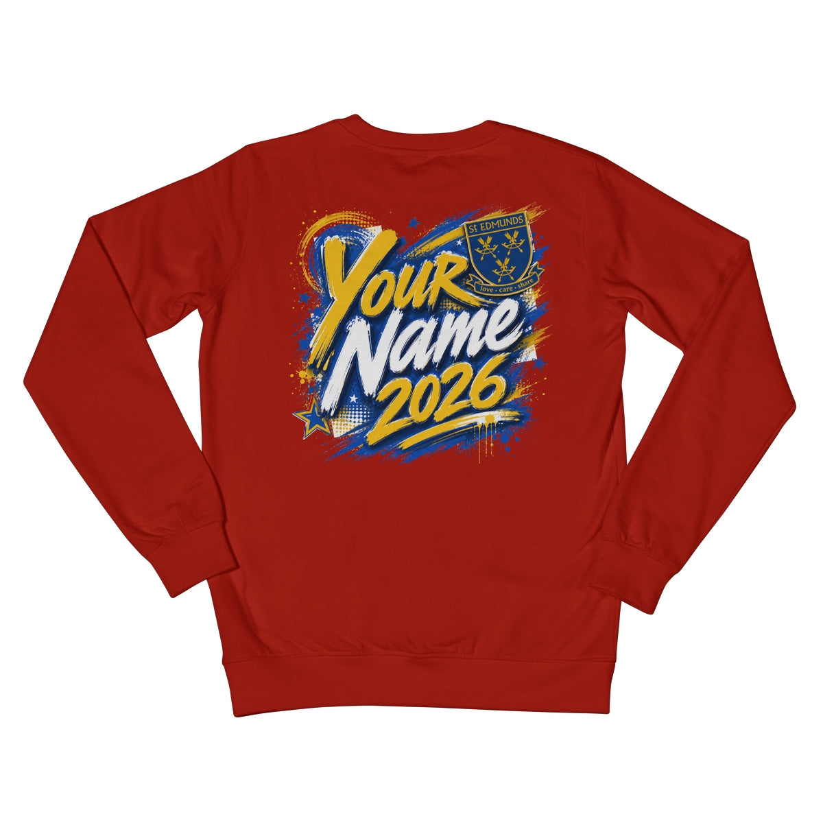St Edmunds School Leavers 2026 Crew Neck Sweatshirt by Prodigi