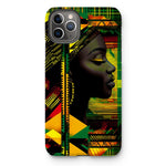 Abstract Red and Green Black Queen Fusion Tough Phone Case