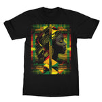 Abstract Red and Green Black Queen Fusion Softstyle T-Shirt