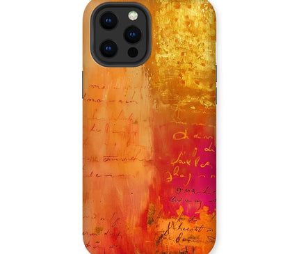 Warm Amber Seranade Tough Phone Case Eclectic Art - D'Sare