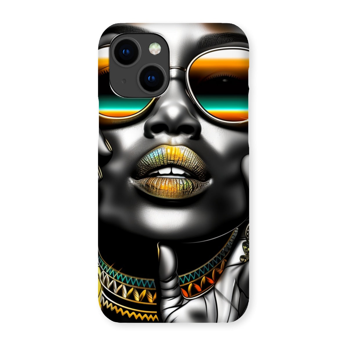 Vibrant Flow Girl Snap Phone Case - D'Sare