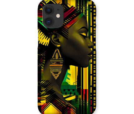 African Print Empress  Snap Phone Case - D'Sare
