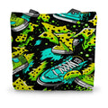 Electric Kicks Art: Urban Pop Art  Explosion, Graffiti  Canvas Tote Bag - D'Sare