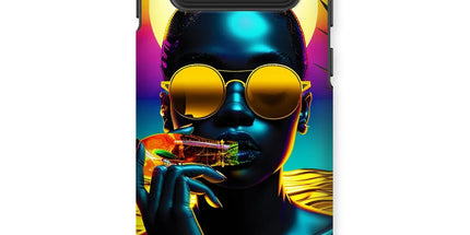 Tropical Sunset Dreams : Neon Vibes Tough Phone Case by Prodigi