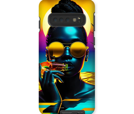 Tropical Sunset Dreams : Neon Vibes  Tough Phone Case - D'Sare