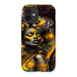 Golden Embrace Majestic Love Waterfall Tough Phone Case - D'Sare