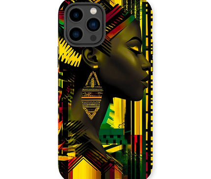 African Print Empress  Tough Phone Case - D'Sare