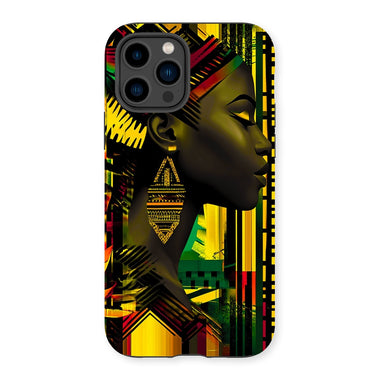 African Print Empress  Tough Phone Case - D'Sare