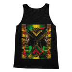 African Print Red Green Yellow Twin Energy  Softstyle Tank Top - D'Sare