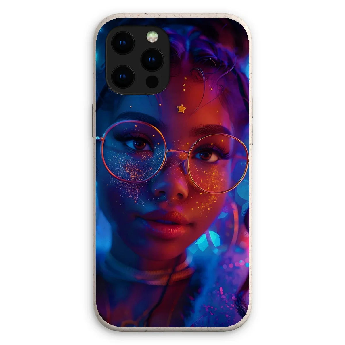Black Girl Magic Stardust Cosmic Vibe| Black Woman Magic  Eco Phone Case - D'Sare