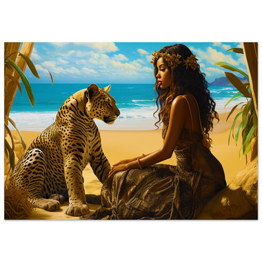 Seychelle Serenity: Golden Sand The Maiden and the LeopardFoam Landscape - D'Sare