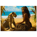 Seychelle Serenity: Golden Sand The Maiden and the LeopardFoam Landscape by D'Sare