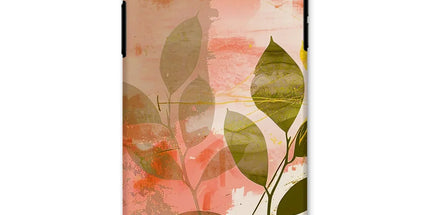 Peach Golden Leafy Escape Snap Phone Case by Prodigi