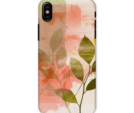 Peach Golden Leafy Escape  Snap Phone Case - D'Sare