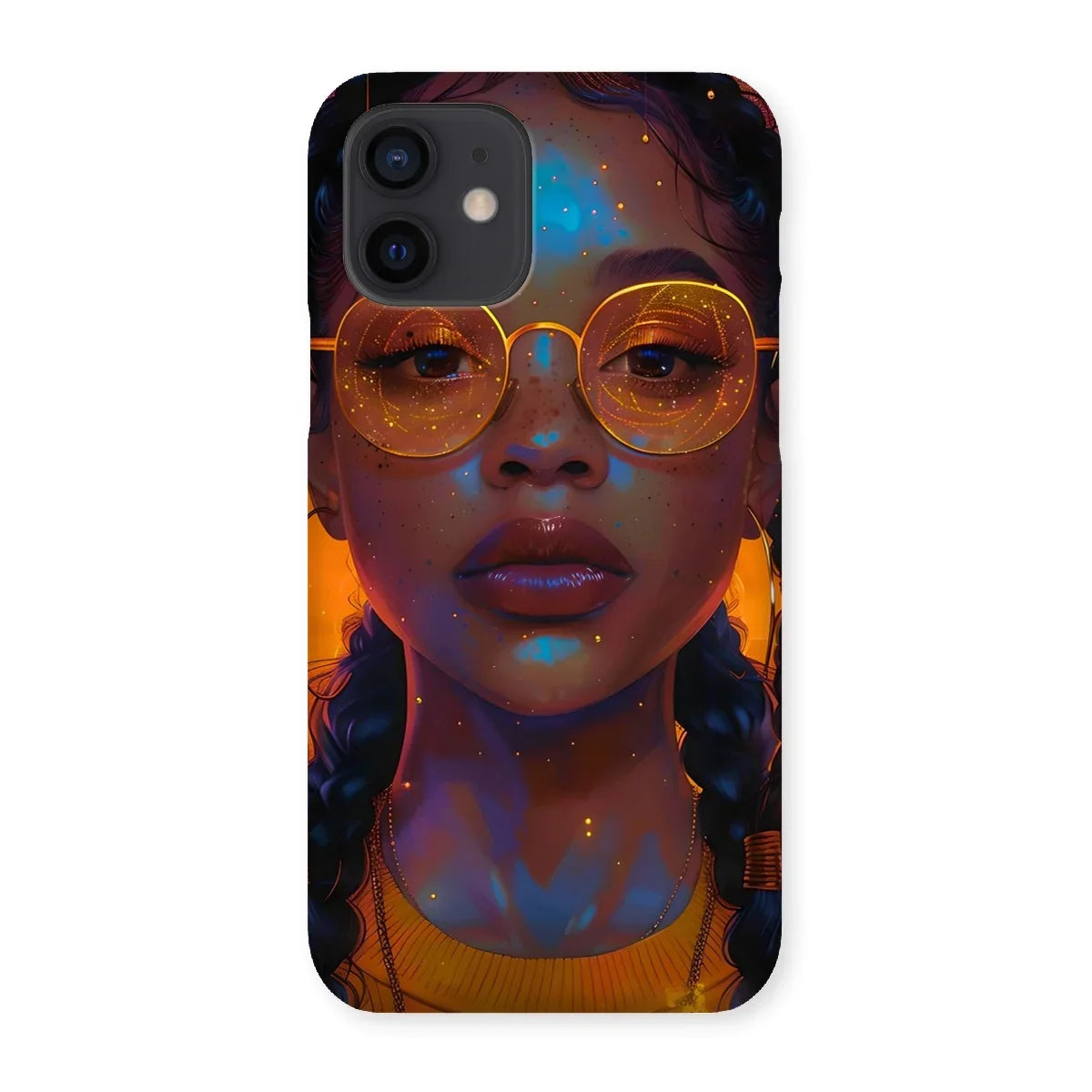 Solar Flare Radiant Soul  Beautiful Black Girl  Snap Phone Case - D'Sare