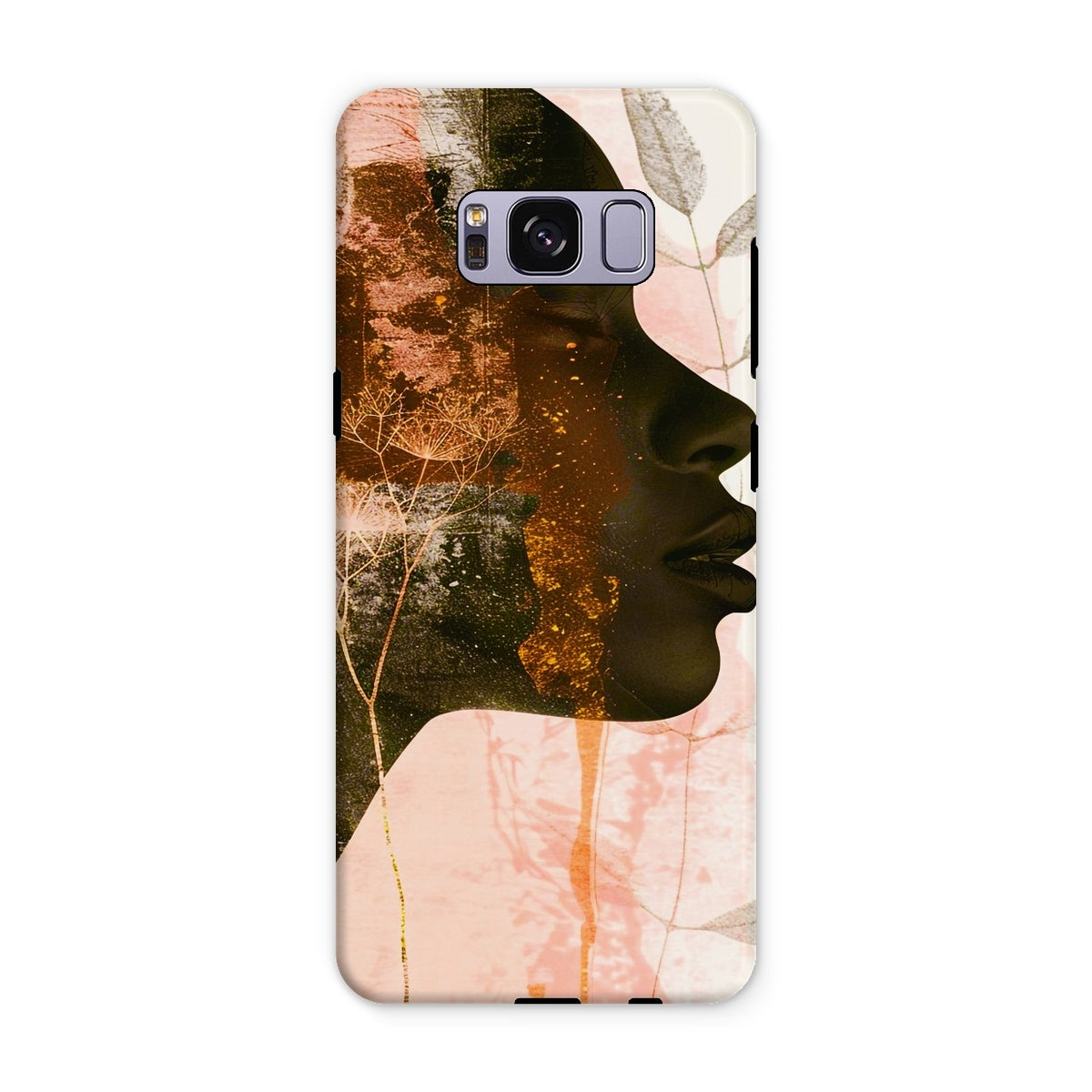 Golden Silence Serene Echoes 06 Tough Eclectic Art Phone Case - D'Sare