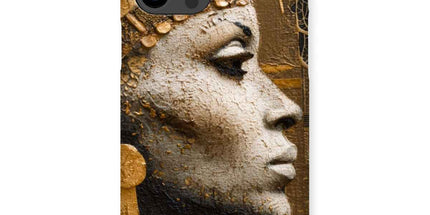 Afrocentric Golden Empress Snap Phone Case by Prodigi