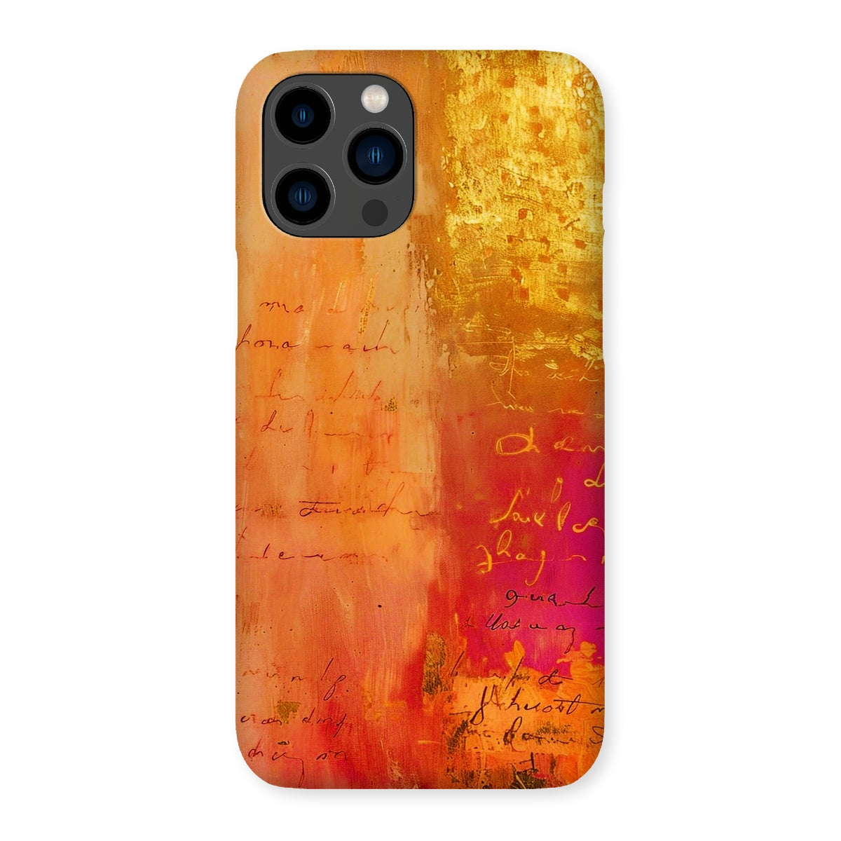 Warm Amber Seranade Snap Phone Case Eclectic Art - D'Sare