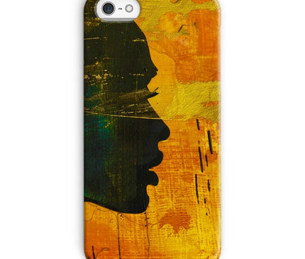 Golden Afrocentric Silhouette Snap Phone Case - D'Sare