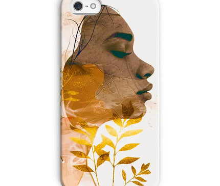 Golden Harmony Silhouette 06 Snap Phone Case - D'Sare