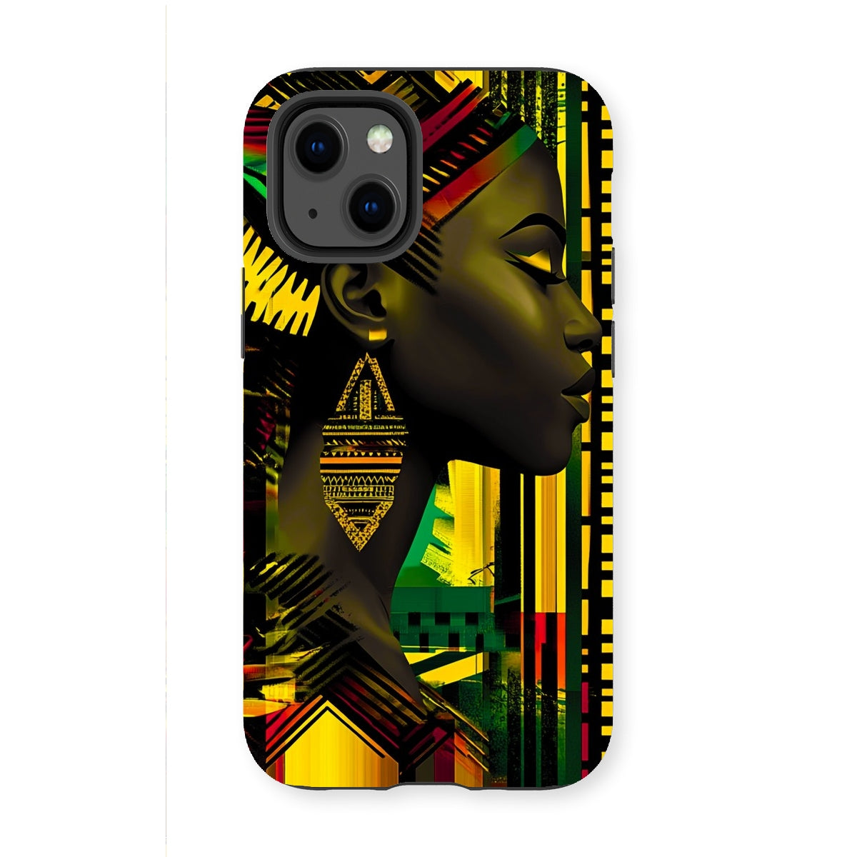 African Print Empress  Tough Phone Case - D'Sare