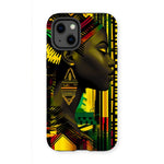 African Print Empress  Tough Phone Case - D'Sare