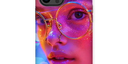 Woman Cosmic Radiance Dreamy Stardust Tough Phone Case by Prodigi