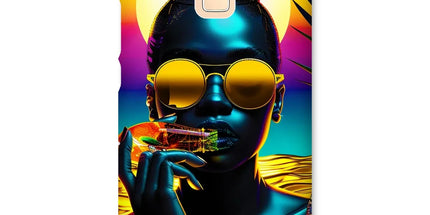 Tropical Sunset Dreams : Neon Vibes Snap Phone Case by Prodigi