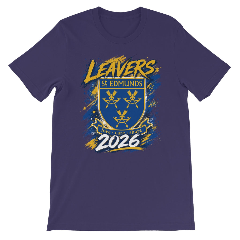 St Edmunds School Leavers 2026 Unisex Short Sleeve T-Shirt by Prodigi